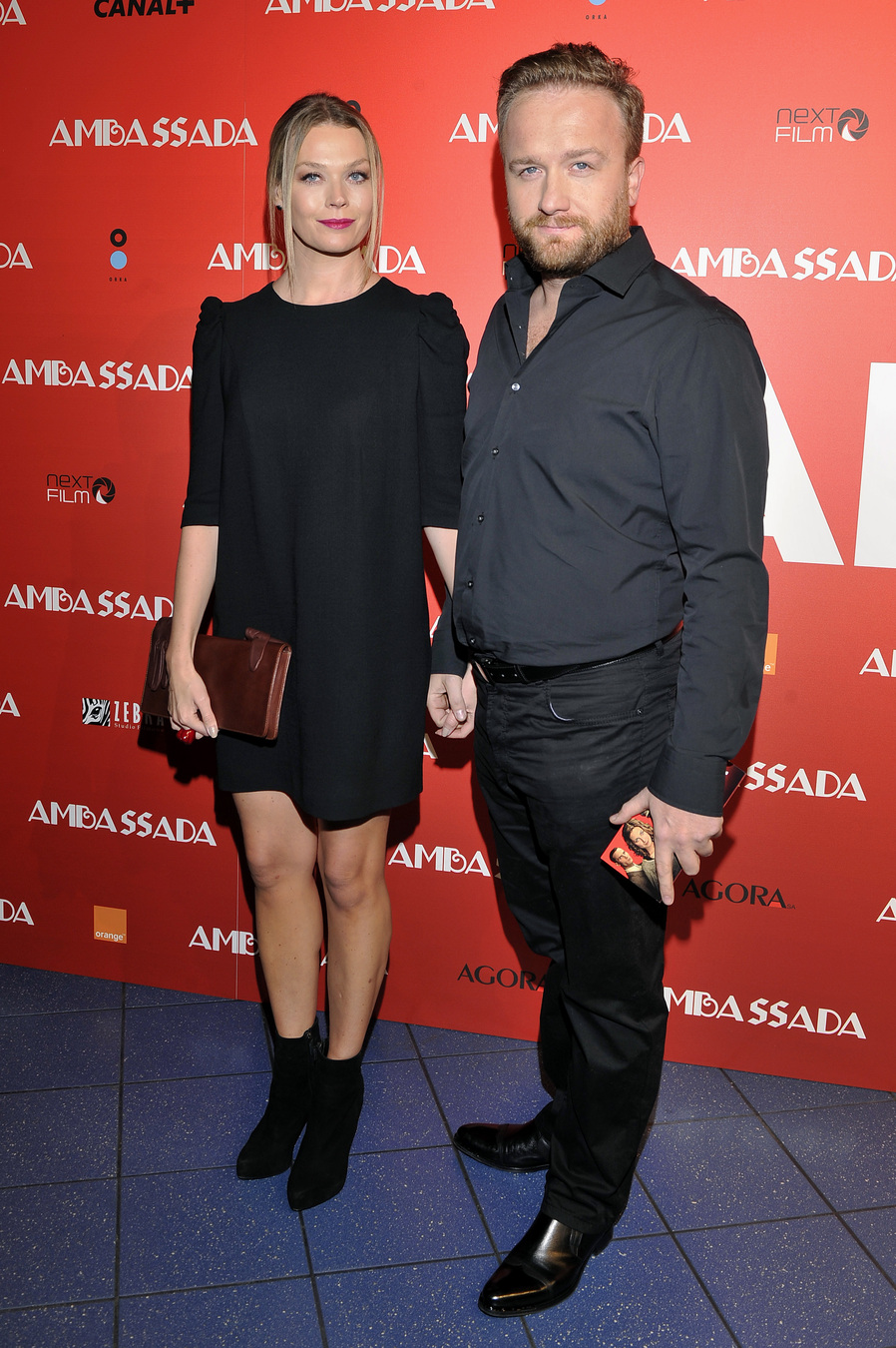 Tamara Arciuch i Bartek Kasprzykowski na premierze filmu