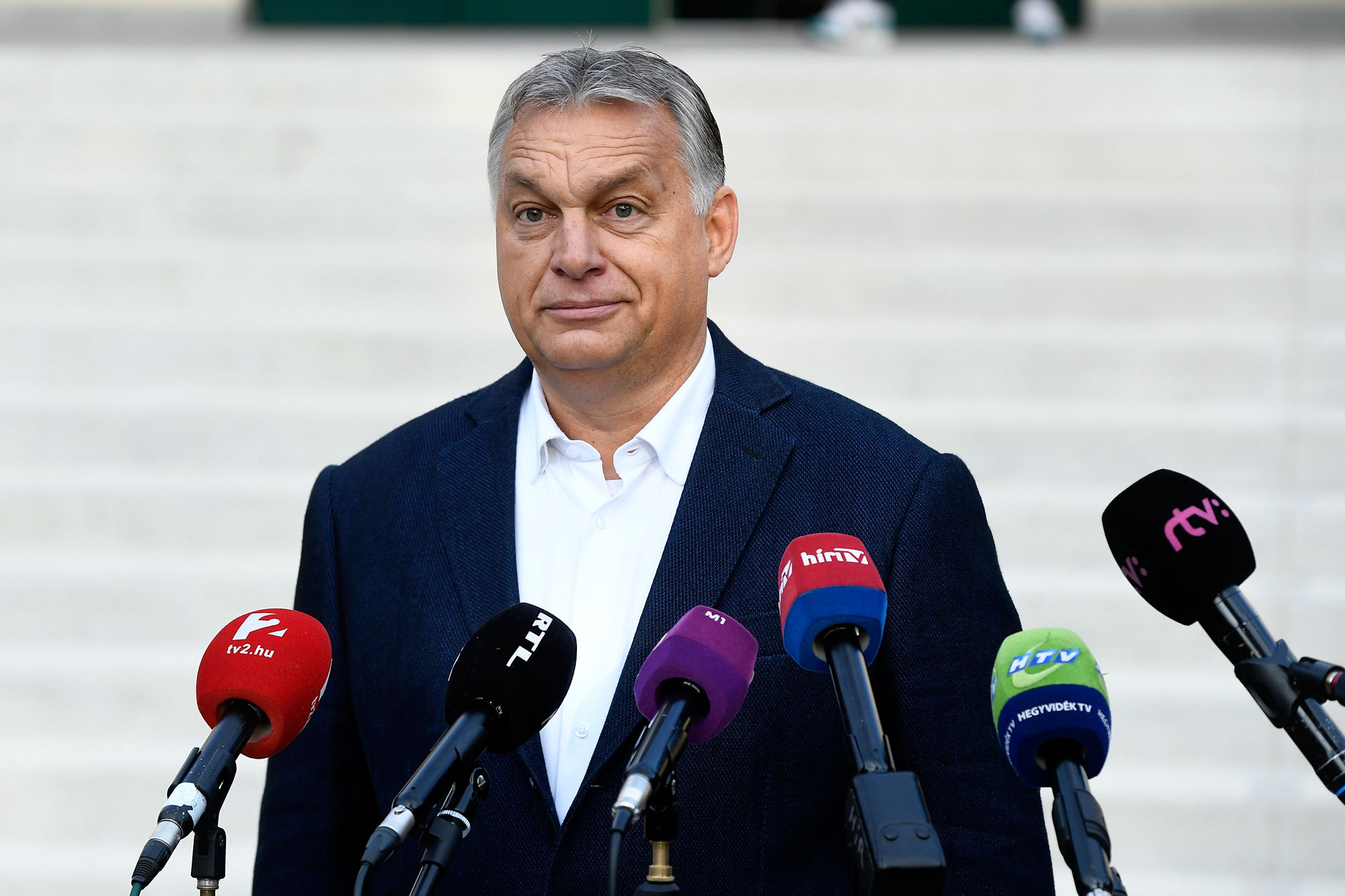 Orbán Viktor 2019. október 23-án a Zeneakadémián mond beszédet - Blikk