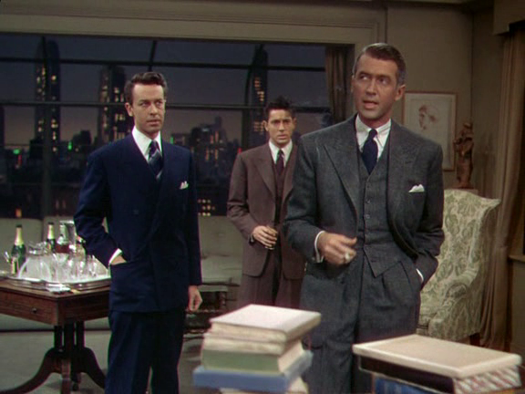 James Stewart, John Dall i Farley Granger w filmie