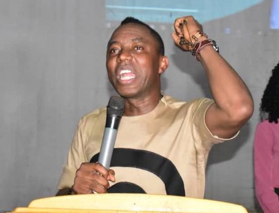 Omoyele Sowore contested as a presidential candidate on the platform of the Africa Action Congress  in the 2019 presidential election. (Sahara Reporters)