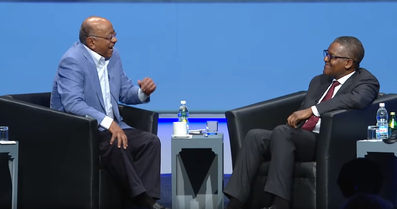 Mo Ibrahim in conversation with Aliko Dangote