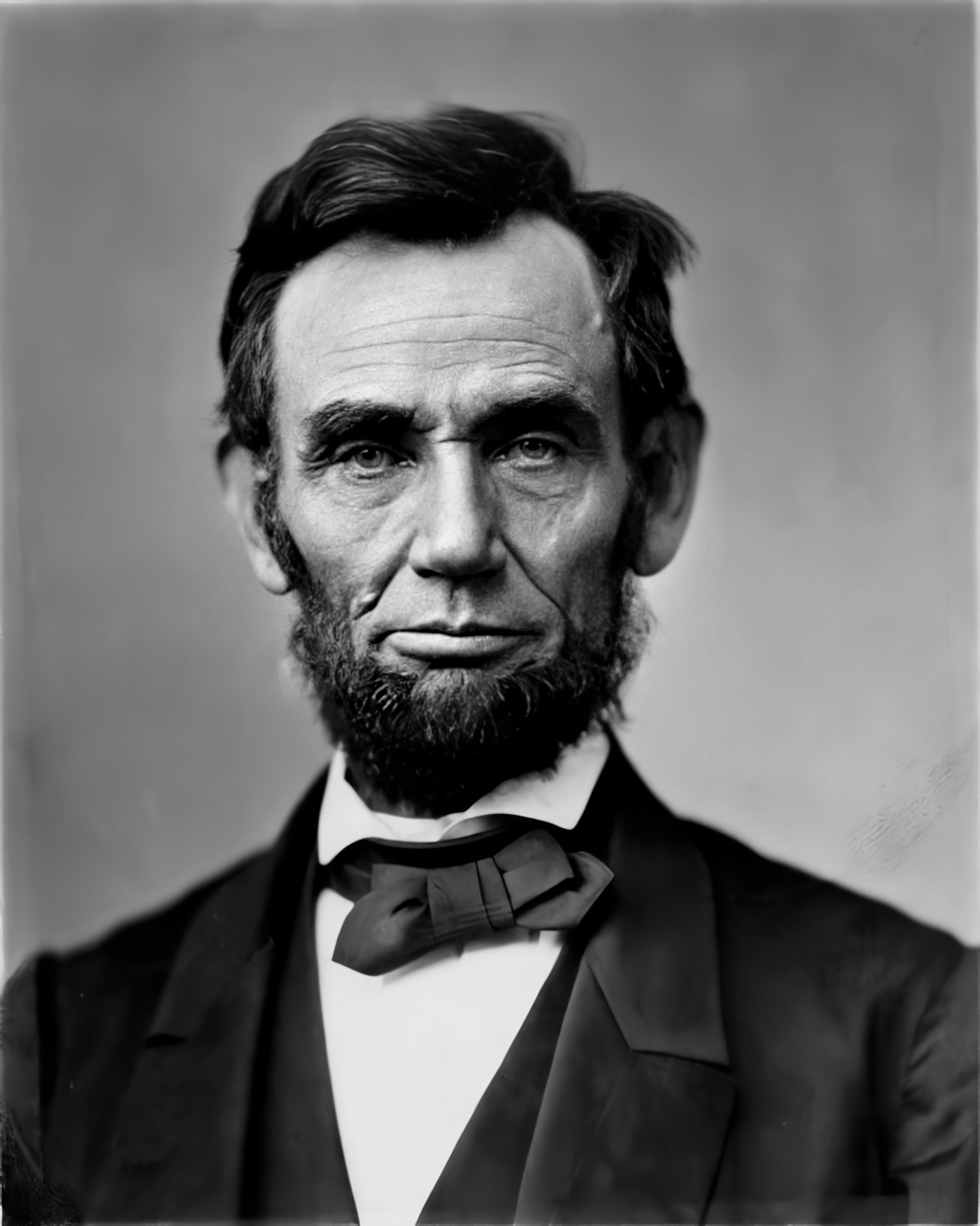 Abraham Lincoln uważał się za „najnieszczęśliwszego z żyjących ludzi”. Tu na słynnym portrecie autorstwa Alexandra Gardnera, 8 listopada 1963 r. 