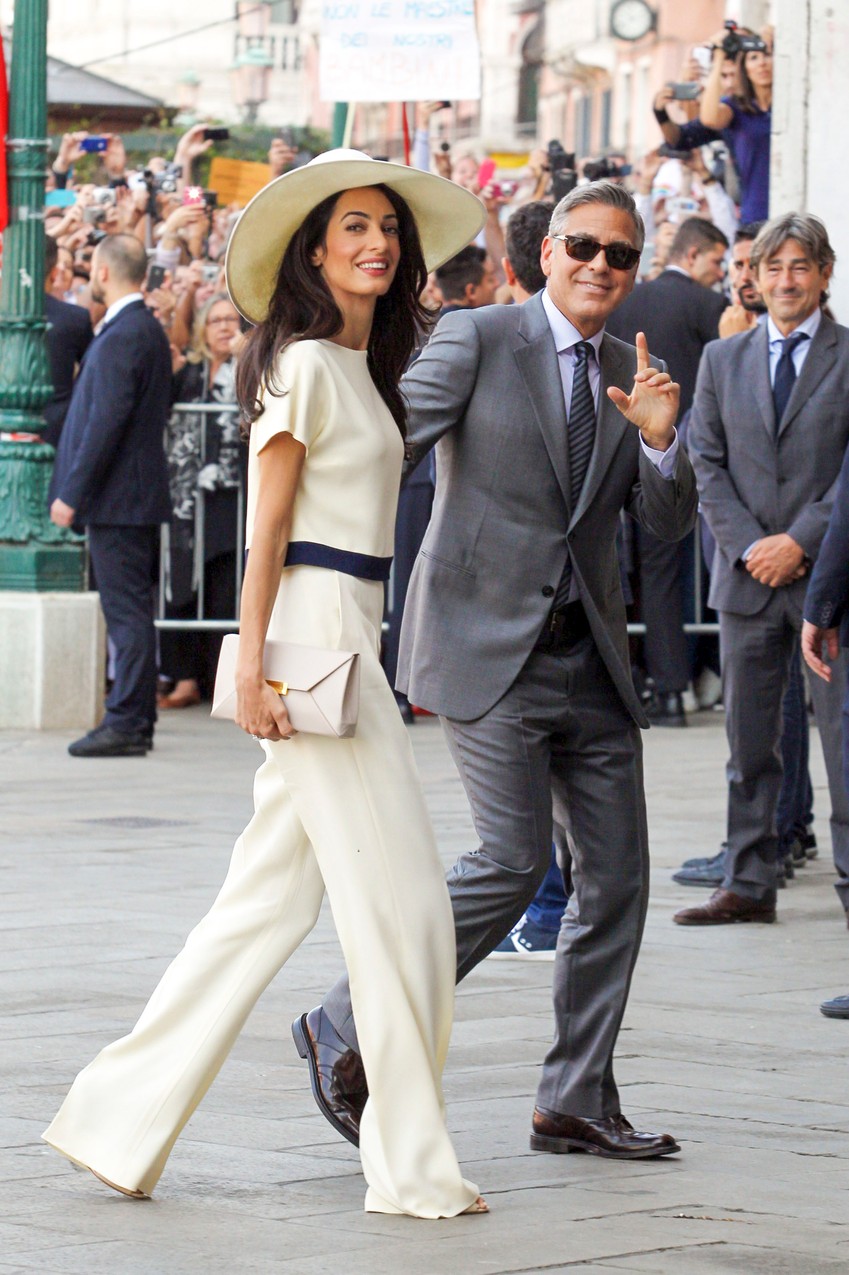 George Clooney i Amal Alamuddin ślub cywilny Wenecja