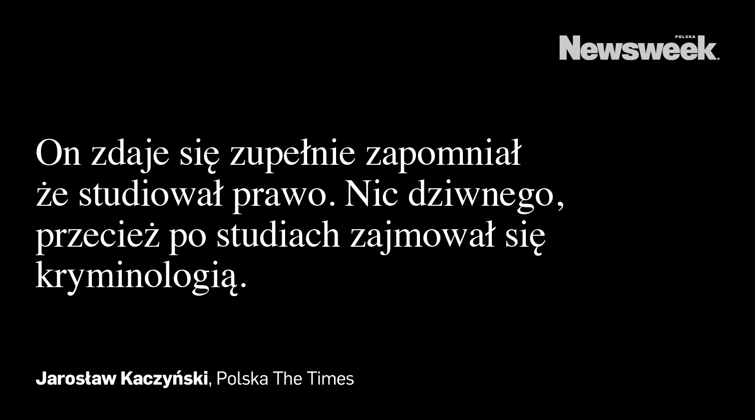 Jarosław Kaczyński – cytaty z wywiadu