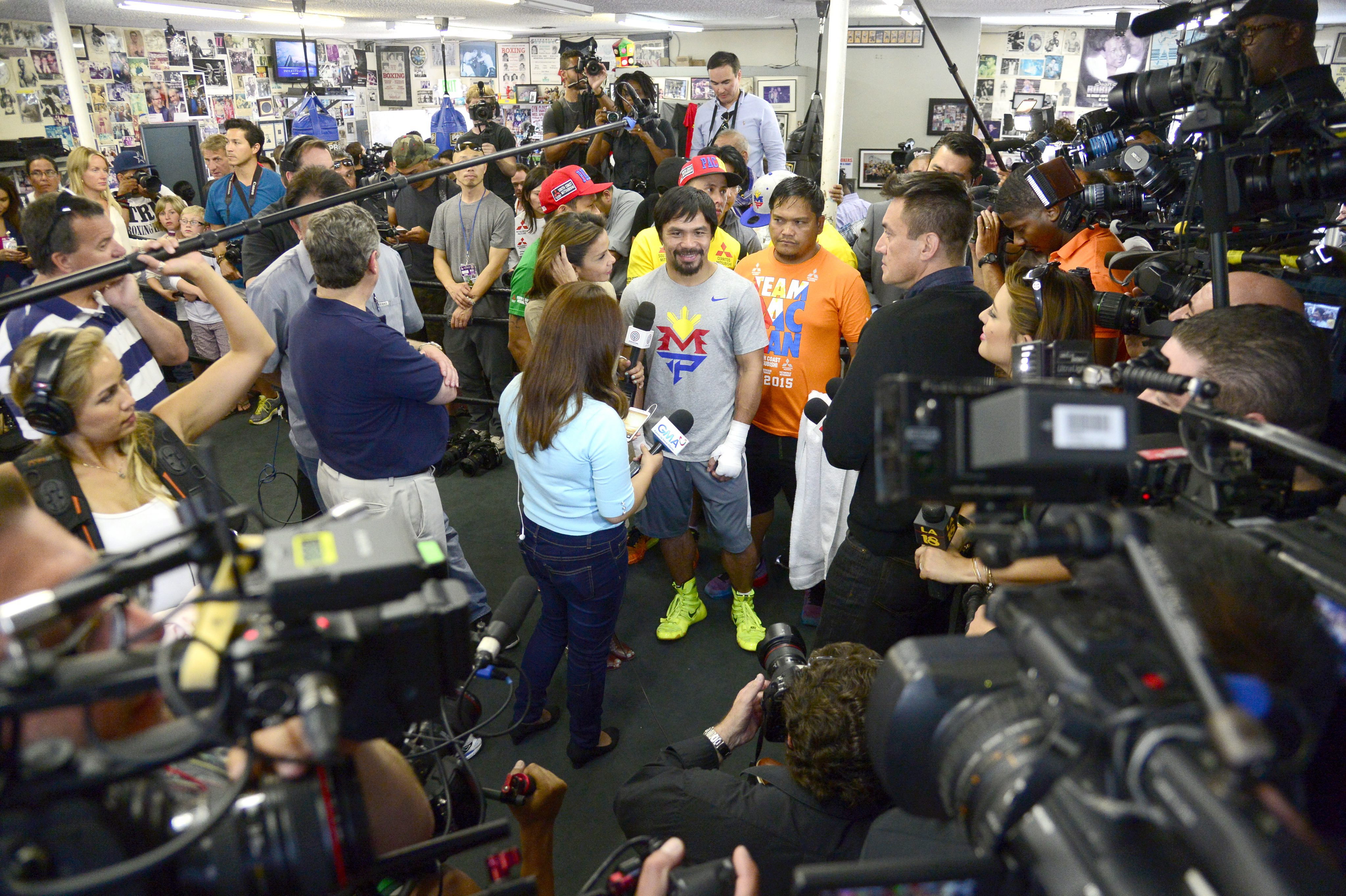 Manny Pacquiao szykuje się do walki z Floydem Mayweatherem Jr.