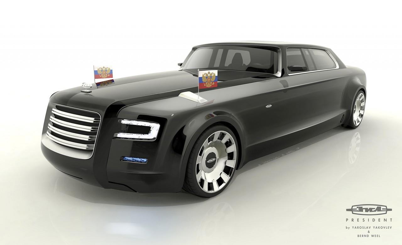 Konkursowy projekt nowej limuzyny Putina. Czy coś z tego zostanie wykorzystane przez Porsche przy tworzeniu auta produkcyjnego?