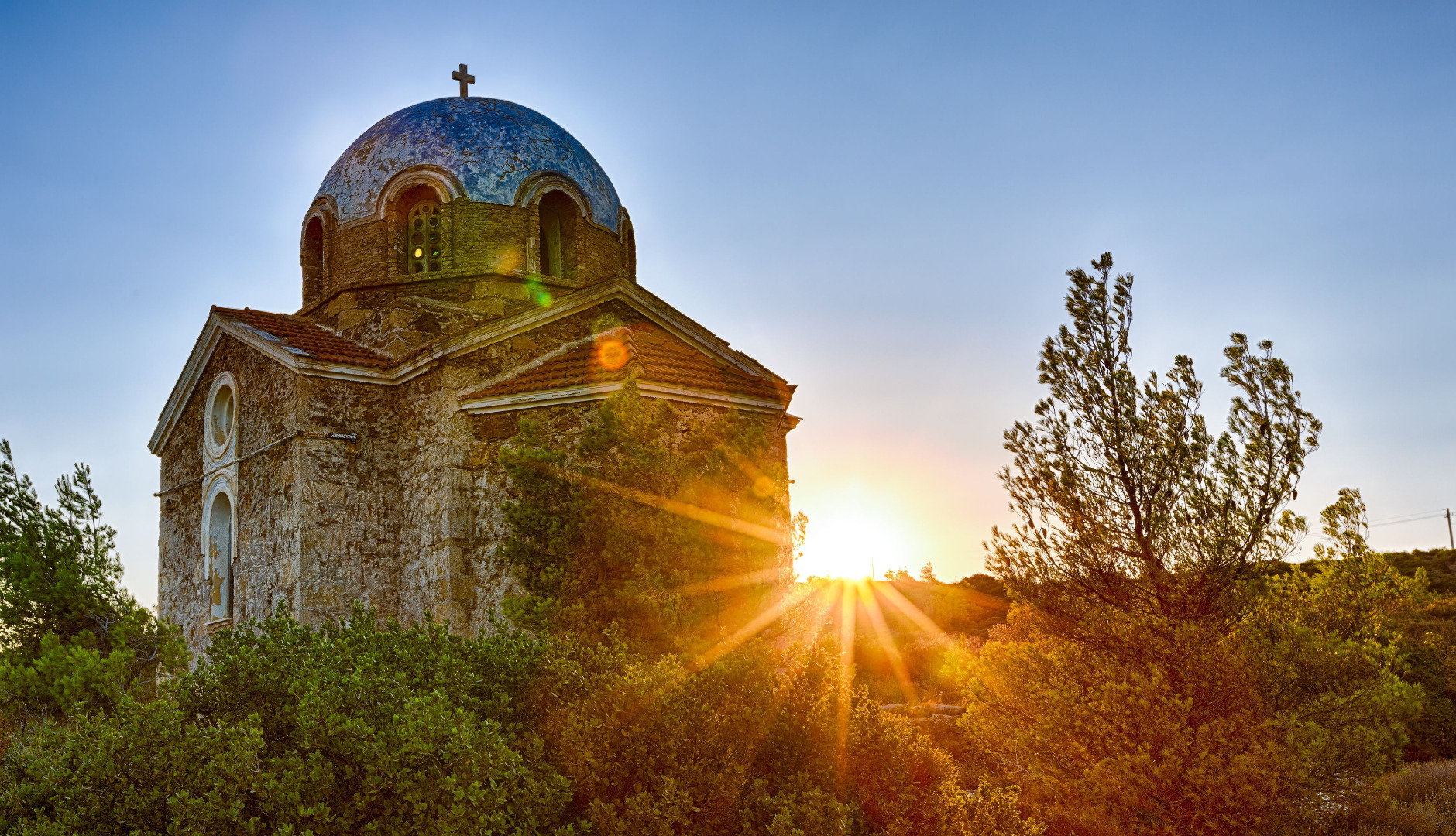 Kaplica Agios Ioannis Prodromos w Sounio, Grecja