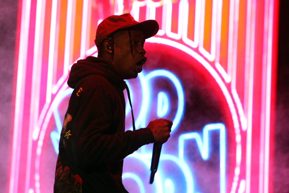 Travis Scott na festiwalu Open'er 2019. 3 czerwca 2019 roku.