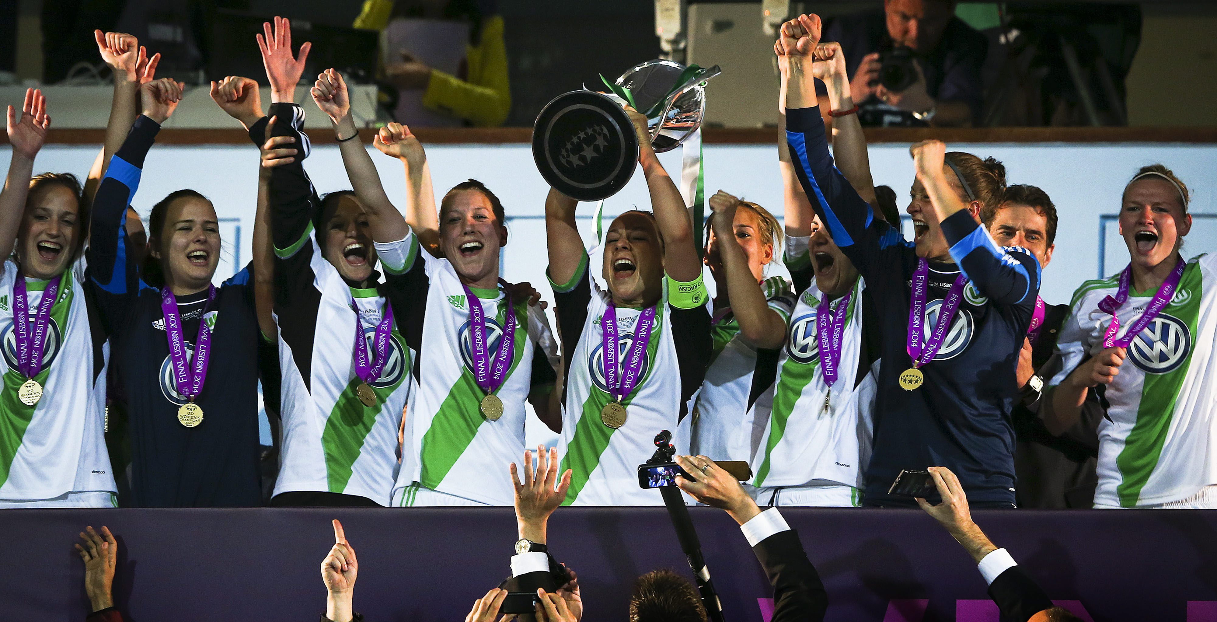 Piłkarki VfL Wolfsburg wygrały Ligę Mistrzyń. ZDJĘCIA