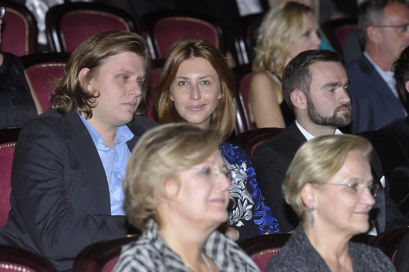Piotr Woźniak-Starak, Blanka Jordan i Sebastian Kulczyk na premierze