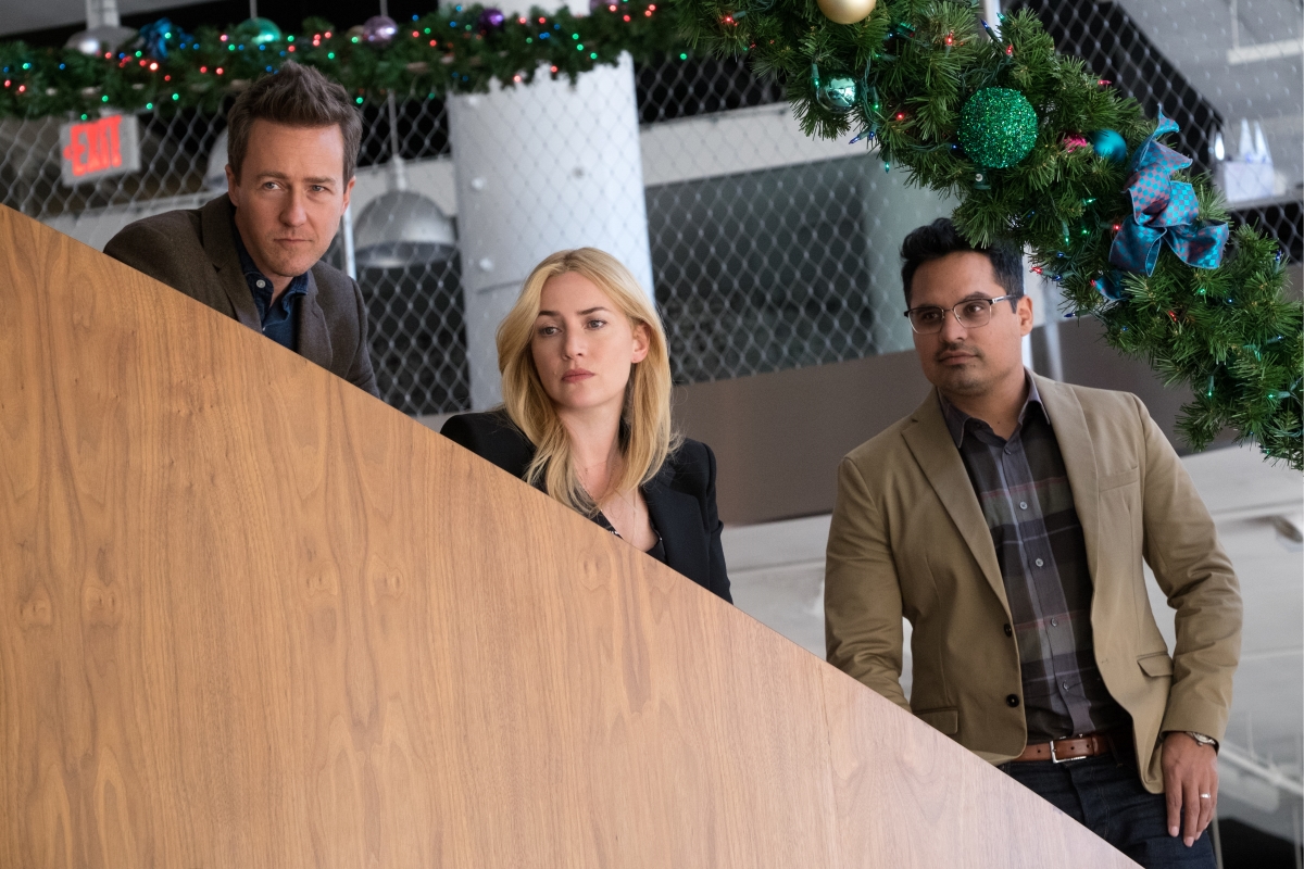 Edward Norton, Kate Winslet oraz Michael Pena w filmie
