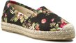 Big Star Espadryle - U274317 Czarny Kwiaty materiał