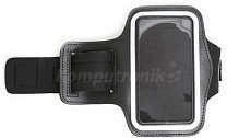Etui i futerały do telefonów - Platinet Uniwersalna opaska Sports Armband 5 czarna (POSB BLACK) - grafika 1