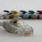 Netrack patchcord RJ45, osłonka zalewana, kat. 5e UTP, 1.5m szary BZPAT1P5