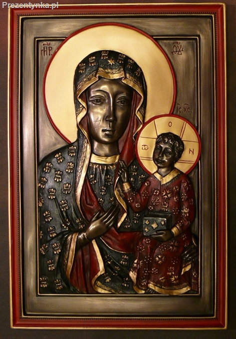 Ikony i obrazy sakralne - Veronese Ikona Obraz Maryja z Jezusem - grafika 1