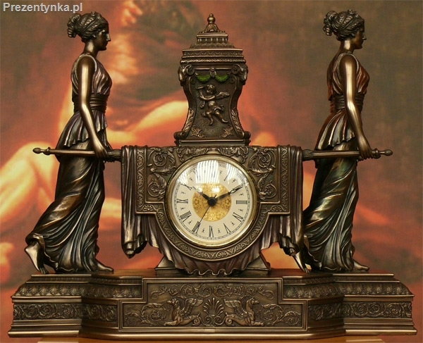 Zegary - Veronese Barokowy zegar Lektyka - grafika 1