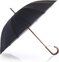 Falcone Parasol męski klasyczny, długi, 16-szprychowy London czarny GR440