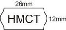 POLIGRAF Etykieta do metkownicy 1-rz 26x12 HMCT biała POL26X12HMCTBI