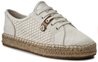 Tommy Hilfiger Espadryle Sammy 6D1 FW0FW00793 Whisper White 016 materiał/-materiał, skóra ekologiczna/-skóra ekologiczna