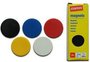 Staples Magnesy 30 mm mocne - 10 sztuk BIAŁE magnesy10_BIAŁE