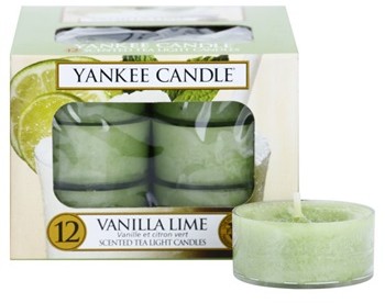 Świece - Yankee Candle Candle Vanilla Lime 12 x 9,8 g świeczka typu tealight - grafika 1