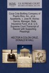 Coca Cola Bottling Company of Puerto Rico, Inc., et al., Appellants, V. Jose M. Alonso Garcia, Manager, State Insurance Fund, et al. U.S. Supreme Cour