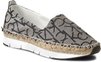 Calvin Klein Jeans Espadryle - Genna RE9610 Granite/Bl materiał/-materiał, skóra