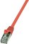 LogiLink Kabel sieciowy CP1014D CAT 5e SF/UTP AWG 26/7 RJ45 0.25 m Czerwony