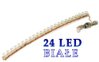 Elastyczne listwy. Światła LED do jazdy dziennej. 2 x 24 Diod LED.