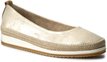 Quazi Espadryle W203 Złoty materiał/-materiał, skóra naturalna/zamsz, skóra naturalna/-nabłyszczana