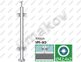 Umakov Słupek nierdzewny D42,4 - 4xGlass h=100cm -prosto A-VR100-4G-L