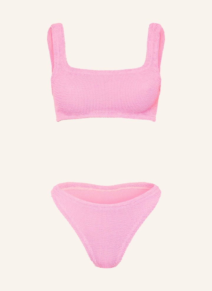 Hunza G Bikini Z Gorsetem Xandra Pink Lamoda Pl