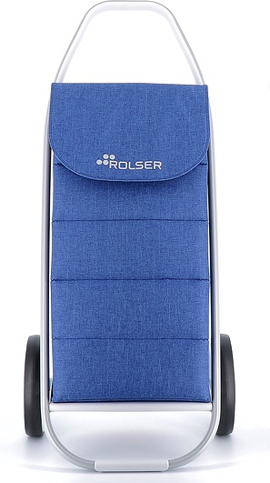 Torby i wózki na zakupy - Wózek na zakupy Rolser Com 8 Tweed Polar niebieski - grafika 1