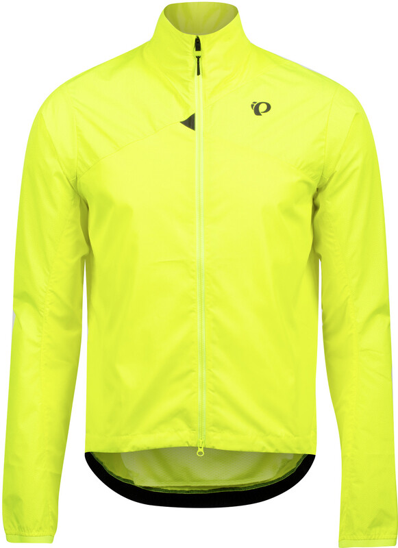 Bluzy na rower - Pearl Izumi BioViz Barrier Jacket Men, yellow/reflective triad L 2021 Kurtki softshell P111320056YJL - grafika 1