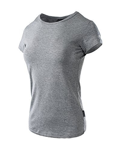 Koszulki i topy damskie - Hi-Tec damska Lady poziomie T-Shirt, szary, XS 79437 - grafika 1