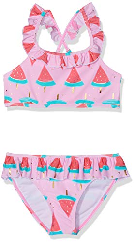 Stroje kąpielowe dla dziewczynek - Snapper spódnica Sport Ruffle bikini arbuz, różowy G15029/6 - grafika 1