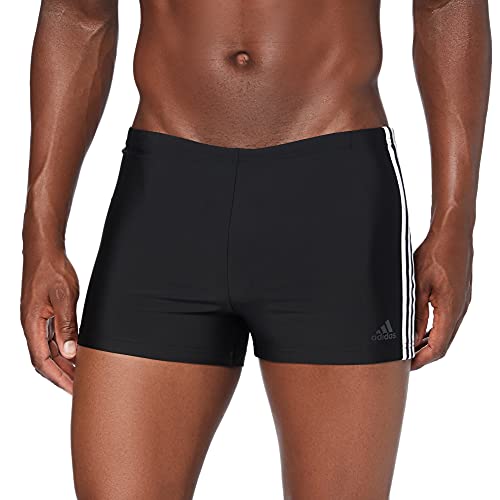 Kąpielówki męskie - Adidas Fit 3S Bokserki Mężczyźni, black/white DE 5 US 32" 2020 Stroje kąpielowe DP7533-20200502-5 - grafika 1