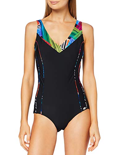Stroje kąpielowe - Fashy Fashy Fashy damski kostium kąpielowy, modelujący wielokolorowa wzorzysty w kilku kolorach 40C 22998 01 - grafika 1