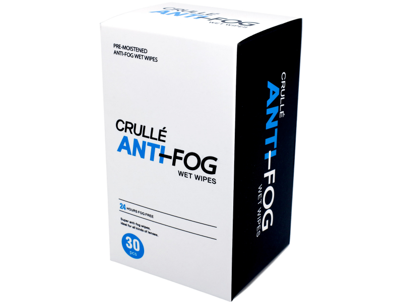 Akcesoria do okularów - Crullé Anti-fog chusteczki 30 sztuk - grafika 1