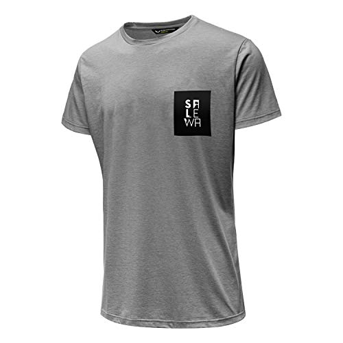 Koszulki męskie - Salewa męskie nidaba Dri-REL M S/S TEE T-shirty, żółty, 56/3X 00-0000027328 - grafika 1