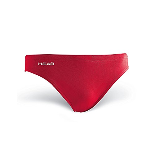 Kąpielówki dla chłopców - HEAD Head Chłopięce SWS Solid 5 JR. PBT kąpielówki czerwone (Rd), 164 (rozmiar producenta: 13) 452197_13 - grafika 1