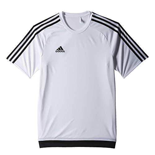 Koszulki męskie - adidas adidas Koszulka męska Estro 15 Jersey biały biały (biały/czarny) 116 S16146 - grafika 1