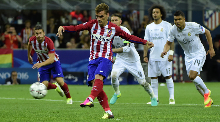 Griezmann a Bajnokok Ligája-döntőjében elhibázott tizenegyese ellenére is a vezetőség maximális bizalmát élvezi /Fotó: AFP