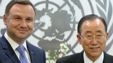 Prezydent rozmawiał z Ban Ki Munem o kandydaturze Polski do RB ONZ