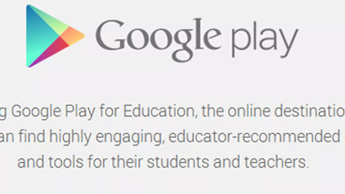 Edukacyjne Google Play. Wystartował sklepik z aplikacjami dla uczniów i nauczycieli