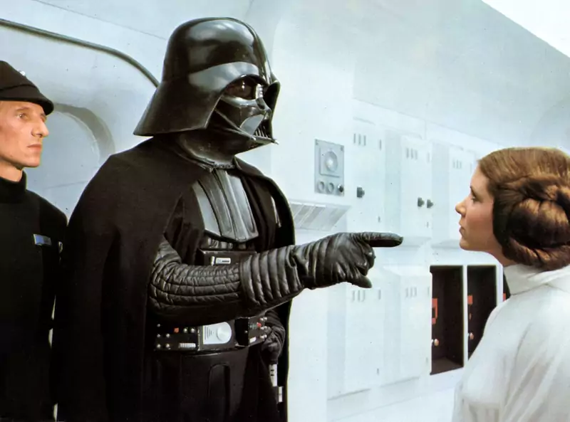 Leia i Lord Vader