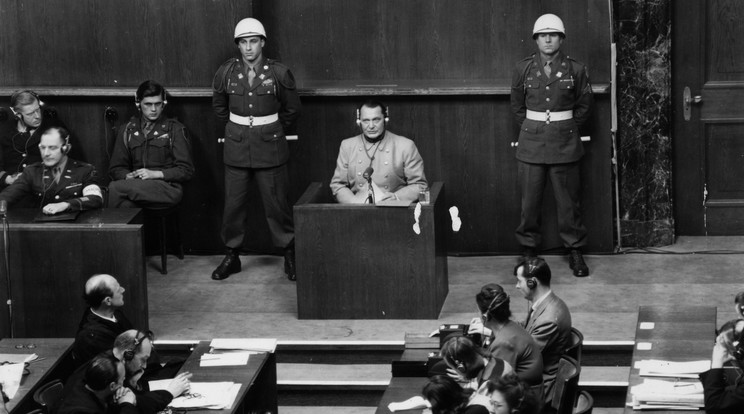 A nürnbergi per egyik fő
vádlottja Hermann Göring birodalmi marsall volt /Fotó: AFP