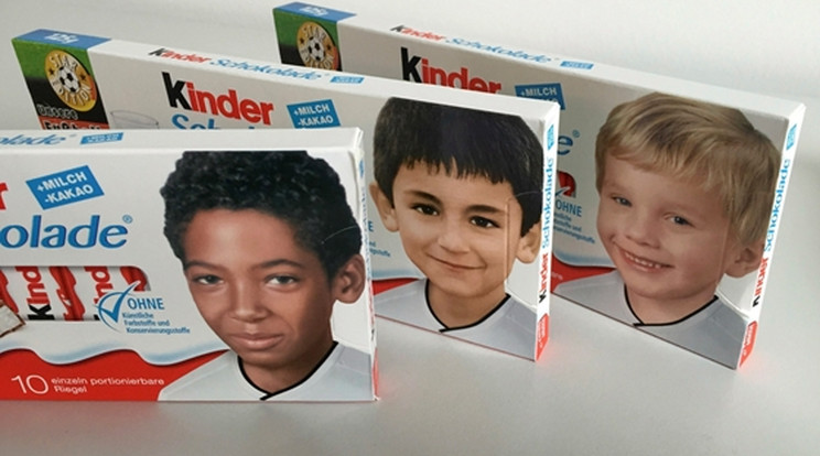 Boateng, Gundogan és Podolski gyerekkori arcképe is rajta lesz a nyáron a Kinder csomagolásokon /Fotó: MTI