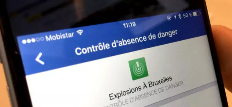 Facebook uruchamia nową usługę w związku z zamachami w Brukseli