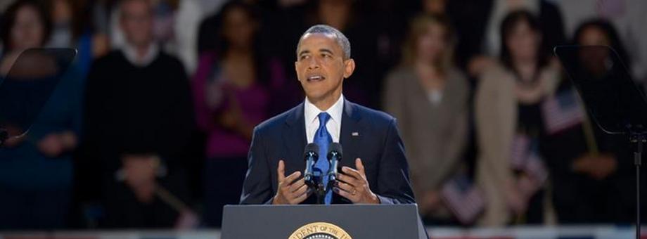 Barack Obama wybory 2012 przemawia